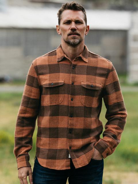 HIROSHI KATO The Brace Waffle Plaid - Campfire