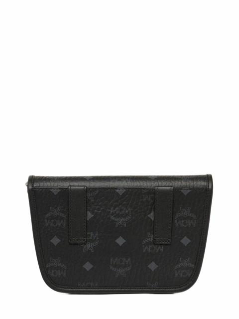 MCM MCM Mini Aren Visetos Messenger Bag in Black at Nordstrom
