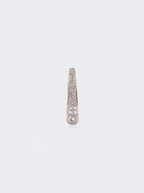 RAINBOW K GRACE NANO Pavé Earring 14K Yellow Gold, White Diamonds