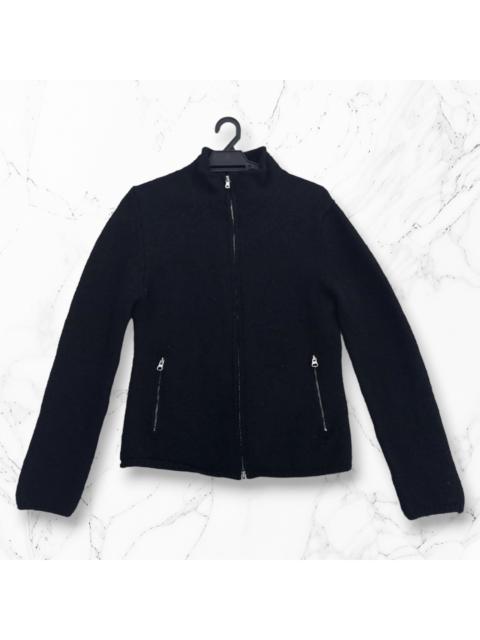 INÉD HOMME Pure Wool Mohair Zipper Jacket