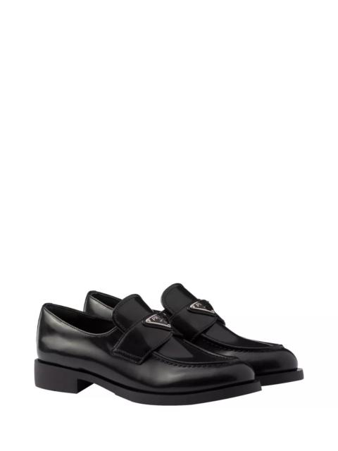 Prada Women's Brushed Leather Loafers
