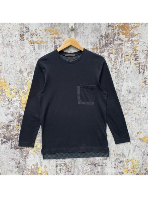 Louis Vuitton Louis Vuitton Damier Long Sleeve Shirt LV Luxury SunFaded