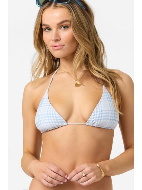 O'Neill Catamaran Plaid Venice Triangle Top