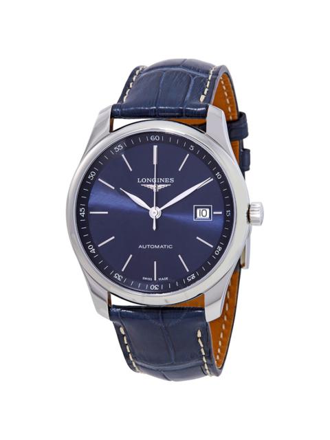 Longines Longines Master Automatic Blue Dial Blue Leather Men's Watch L27934920