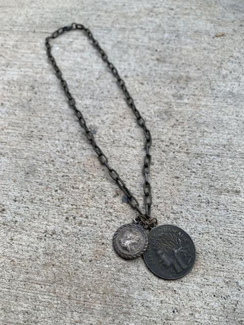 Other Designers Vintage - REP FRANCAISE X QUEEN ELIZABETH 1951 CHAIN COIN NECKLACE