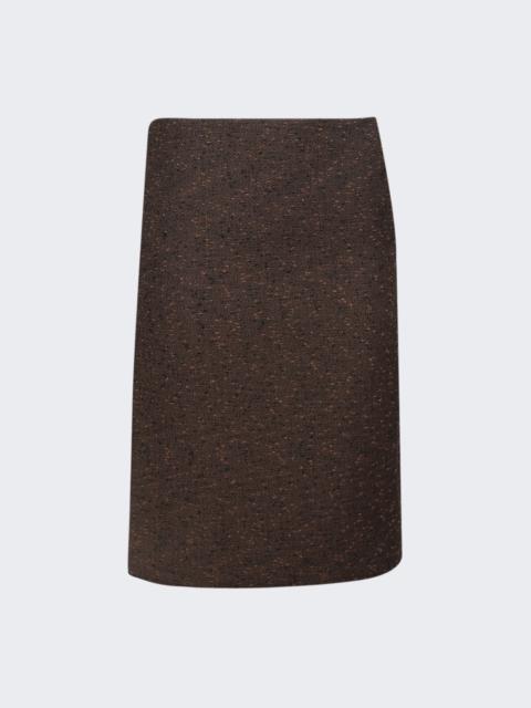 GUCCI Seed Skirt Tobacco And Black