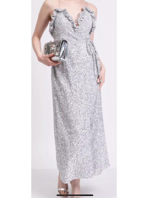 THE ATTICO NWT - The Attico Sequin Ball Wrap Dress