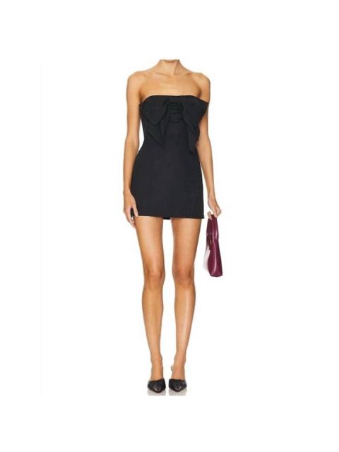 Other Designers NWT Endless Rose Bow Strapless Minidress in Black Sz‎ XS $120