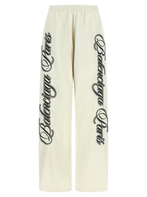 BALENCIAGA Balenciaga Women 'Cursive' Reversible Pants