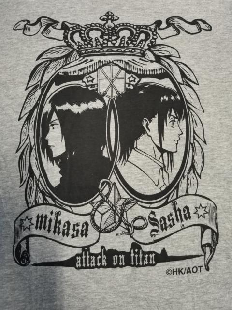 Other Designers Japanese Brand - Attack on Titan Mikasa Sasha Japan Anime Tee Bleach