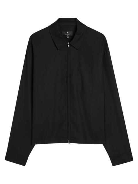 REPRESENT Represent Logo-embroidered Twill Overshirt