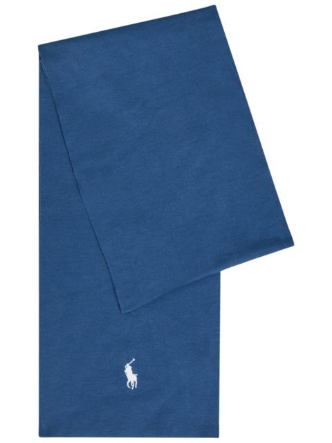 Polo Ralph Lauren Polo Ralph Lauren Logo-embroidered Cotton Scarf
