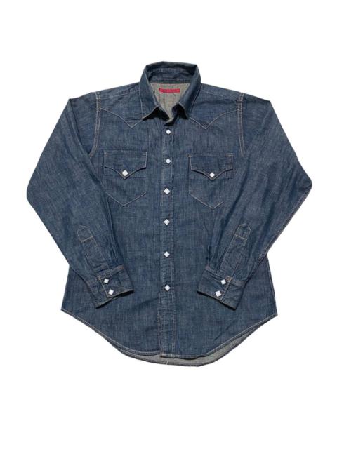 Kapital Made in Indigo Western Denim Shirt