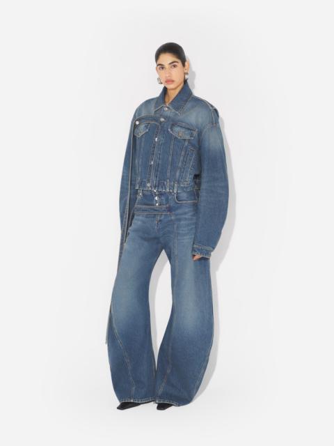 Jean Paul Gaultier THE BLUE DENIM STRAP JEANS