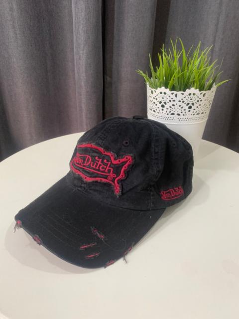 Other Designers Vintage - Rare Cap Von Dutch Ripped Style