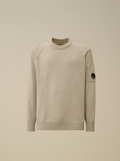 C.P. Company Lambswool GRS Crewneck Lens Sweater