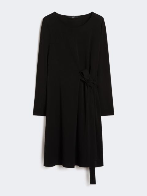 WEEKEND Max Mara Crepe jersey dress - BLACK