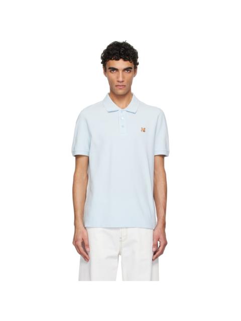 Maison Kitsuné Blue Fox Head Patch Regular Polo