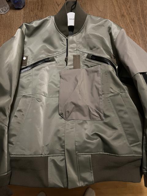 sacai Acronym x sacai bomber jacket SAC-J2762 green size S