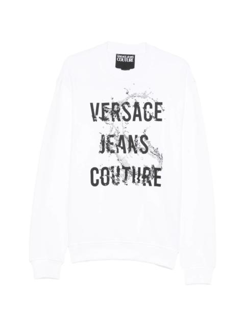 VERSACE JEANS COUTURE Versace Jeans Couture Printed Crew-neck Sweatshirt
