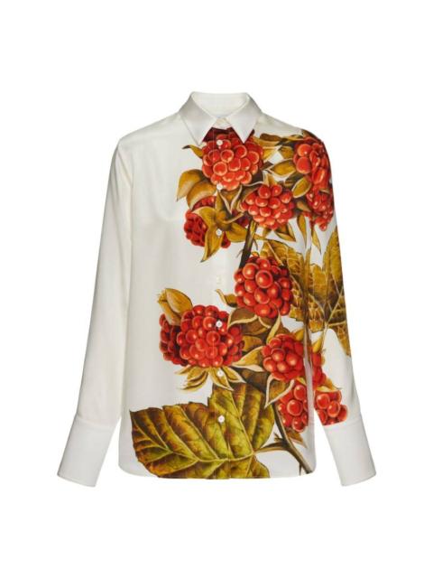 FERRAGAMO Ferragamo Botanical Print Long-Sleeved Shirt