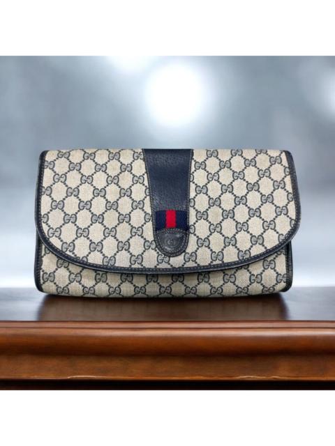 GUCCI VINTAGE GUCCI FULL MONOGRAM CLUTCH BAG