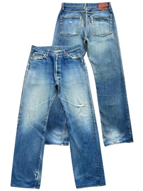 Other Designers Vintage 90s Japanese Distressed Selvedge Denim Jeans 32x32