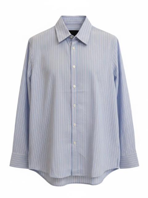 NILI LOTAN Raphael Classic Shirt in Ciel Stripes