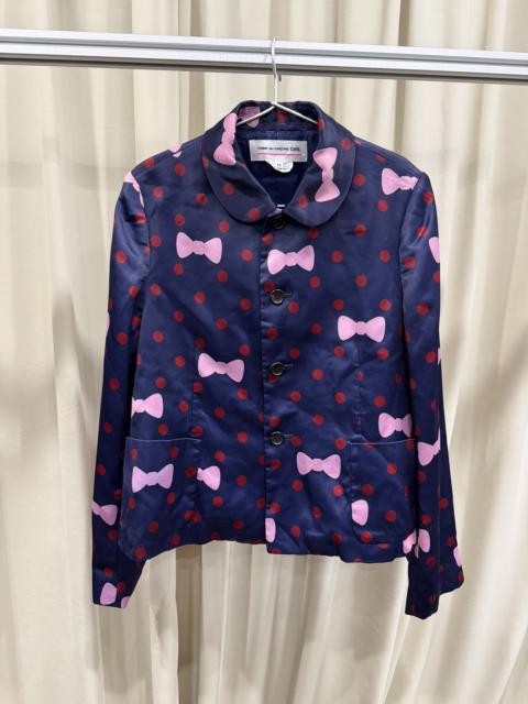 Comme Des Garçons Comme des Garçons cdg girl ingot collar candy bow polka dot silk jacket