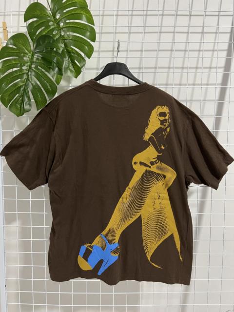 Other Designers Hook-Ups - Rare Black Flys Pole Dancer Full Print Tee