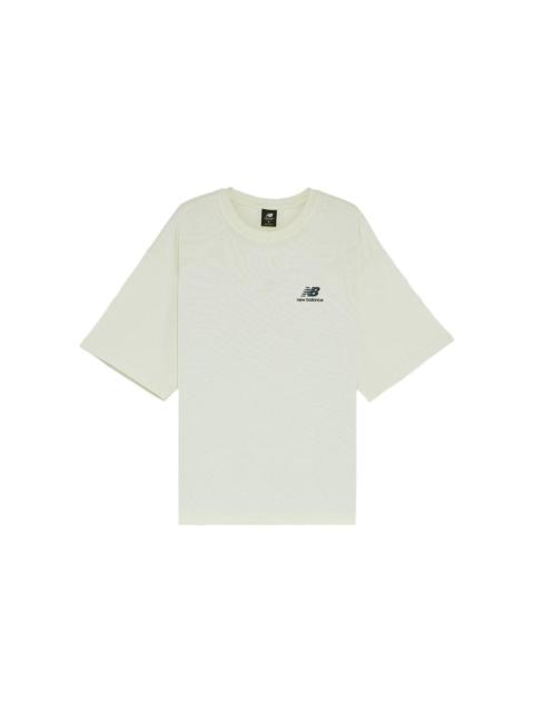 New Balance New Balance Boston Tee 'White Blue' AMT22391-IV