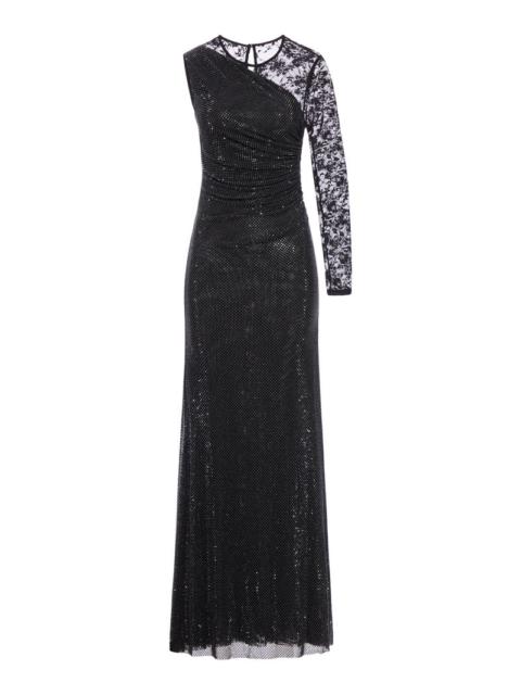 self-portrait Self-Portrait Women Dress With Rhinestone And Lace Sleeves