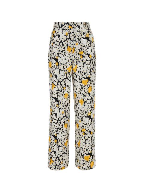 Lanvin Printed Satin Pant