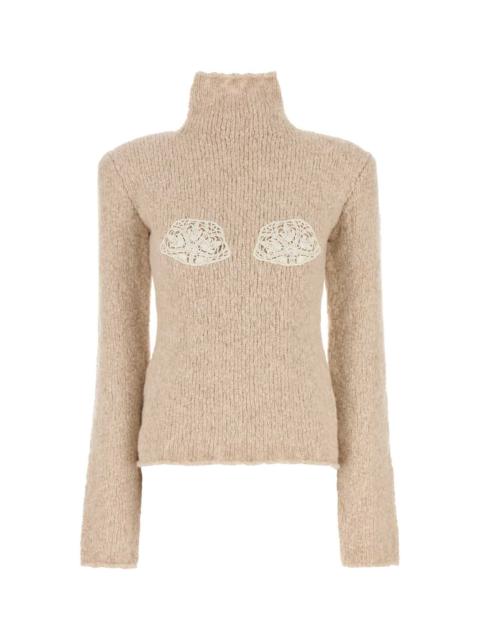 MAGDA BUTRYM Magda Butrym Women Beige Alpaca Blend Sweater
