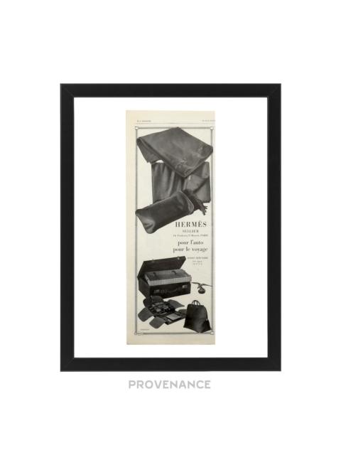 Hermès Hermes Antique Vintage Newsprint Ad - HERMÈS SELLIER III