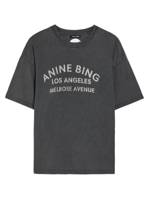 Marine Serre Recycled Draped Statue Jersey Second Skin Crewneck