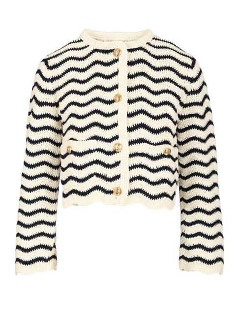 CELINE Celine Women Crochet Cotton Cardigan