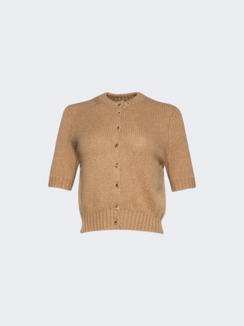 KHAITE Nora Cardigan Biscotti