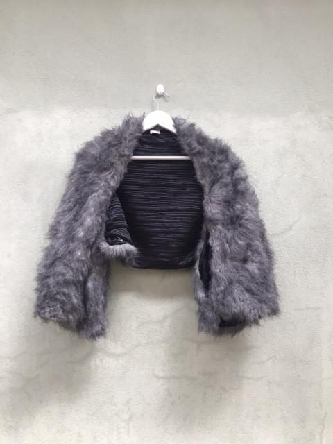Japanese Brand - PLEATS PLEASE FUR SHOULDER BY ISSEY MIYAKE