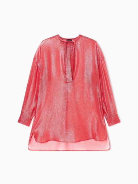 GIORGIO ARMANI SILK BLEND OVERSIZED SHIRT