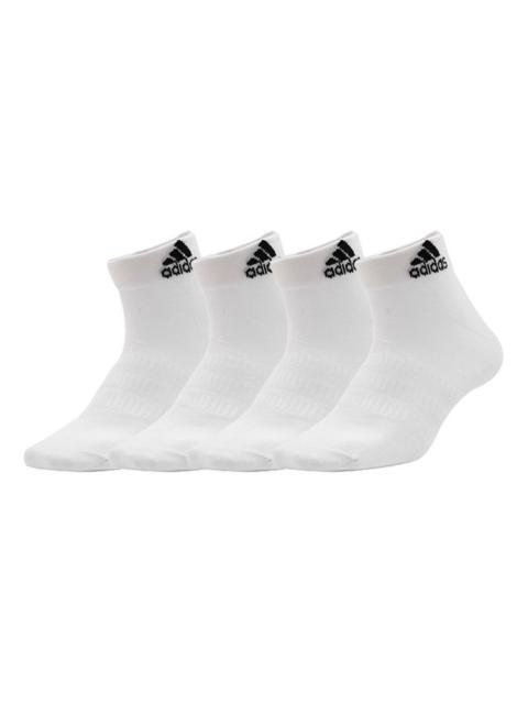 adidas adidas Low Top Wear-resistant Solid Color Sports Basketball Socks Couple Style White DZ9405