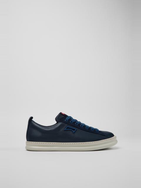 CAMPERLAB Blue Leather and Nubuck Sneakers for Men.