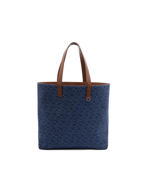 FENDI Canvas Stripes Medium Shopping Bag
