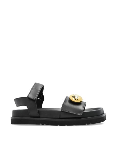 Loewe Pebble Fussbett leather sandals
