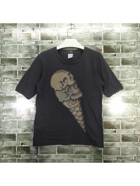 Other Designers Vintage - Scary Soft Corn Skull Ice Cream Ringer Tee #502-20