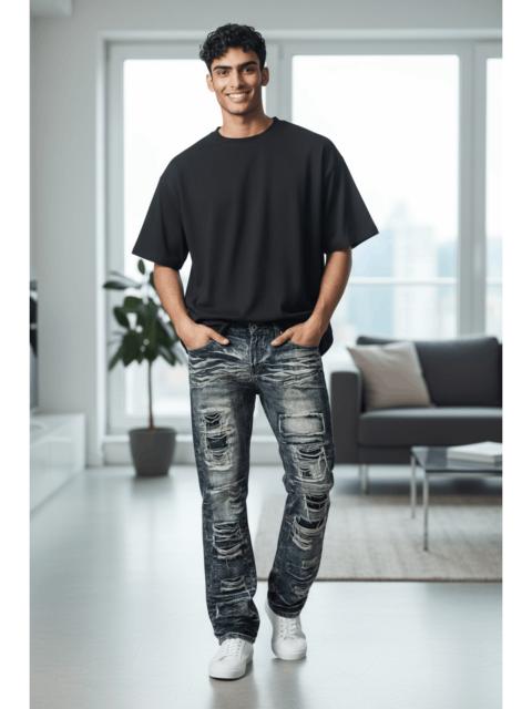 Other Designers LOWBOX Distressed Denim Punk Rock Undercover Inspired💥