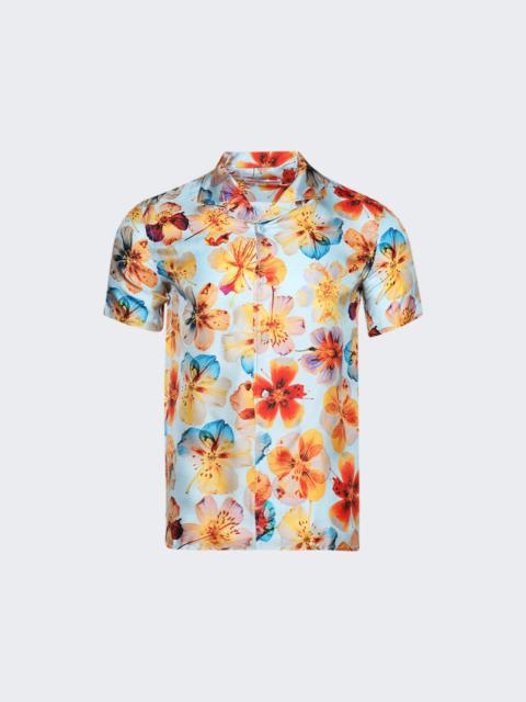 ORLEBAR BROWN Hibbert Oshibana Shirt Springwater Blue