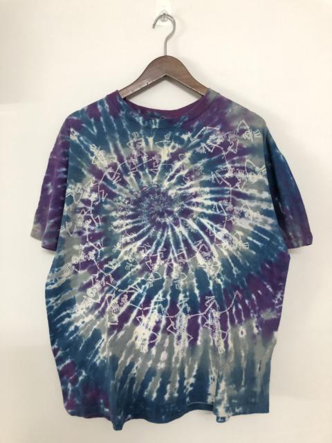 Other Designers Vintage - Vintage 90’s Grateful Dead Spiral Bones Tie Dye Band T-Shirt