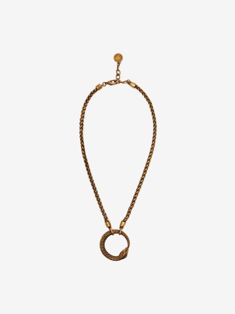 Roberto Cavalli Necklace With Snake Pendant