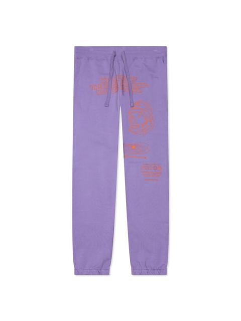 BILLIONAIRE BOYS CLUB STARCROSSED SWEATPANT - VIOLET TULIP